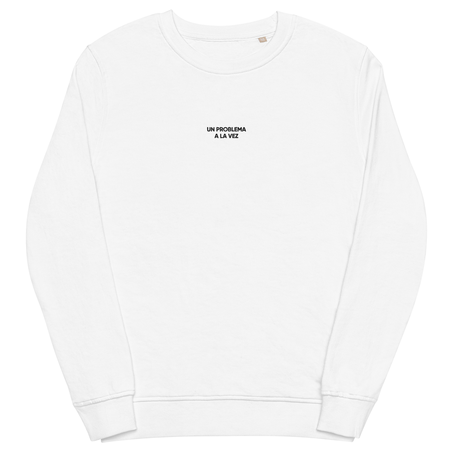 Un problema a la vez | Basic Sweatshirt | White