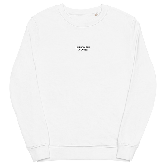 Un problema a la vez | Basic Sweatshirt | White